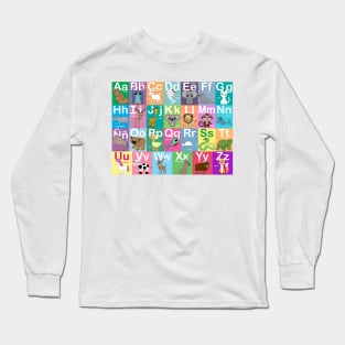 Spanish Animal Alphabet Long Sleeve T-Shirt